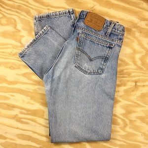 SOLD Vintage Levi’s 505 ORANGE Tag Denim Jeans